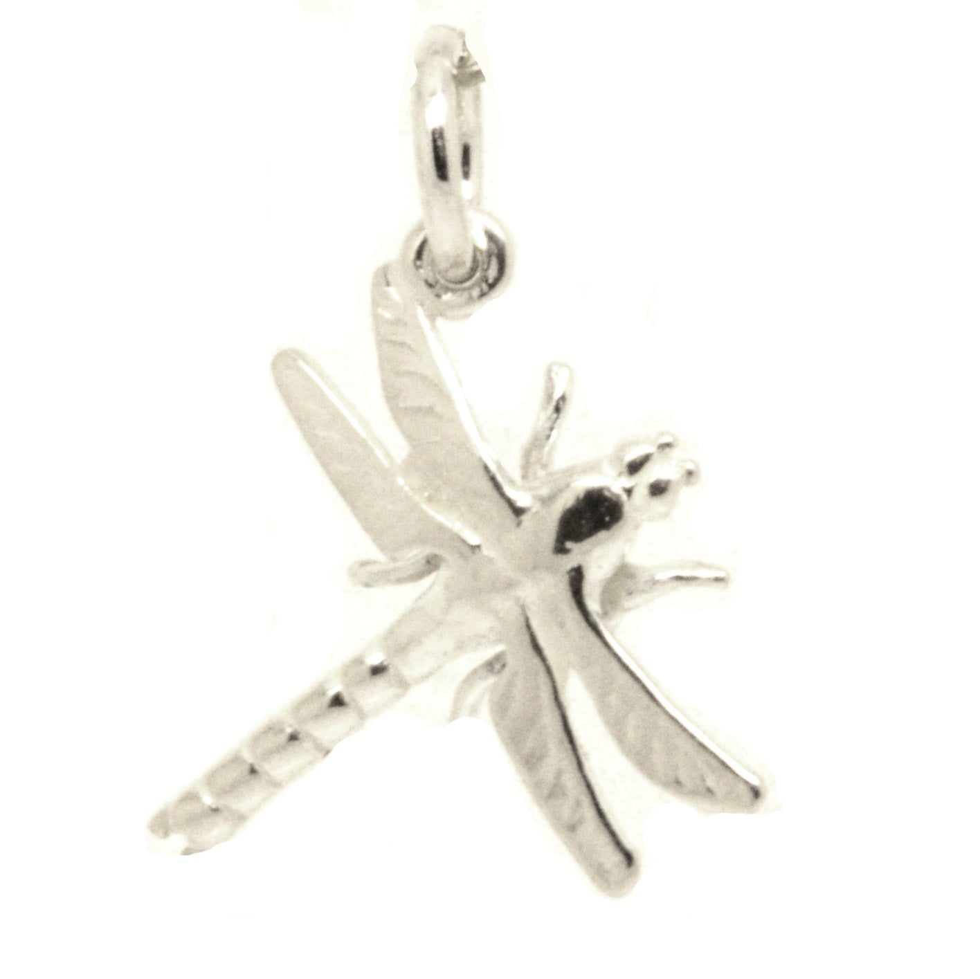 Silver hot sale dragonfly charm