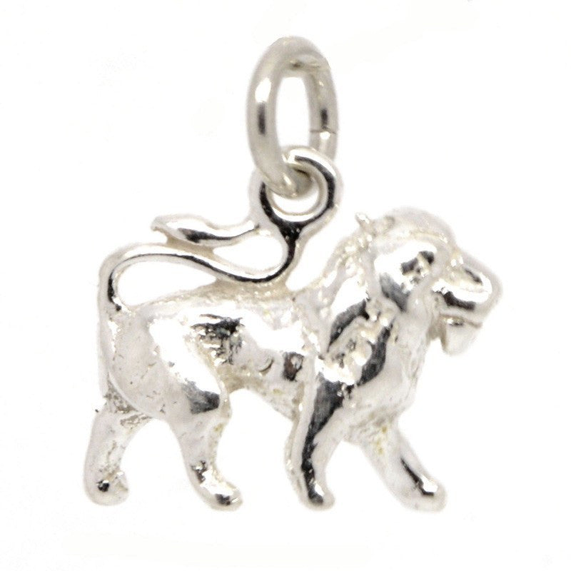 Lion hot sale charm silver