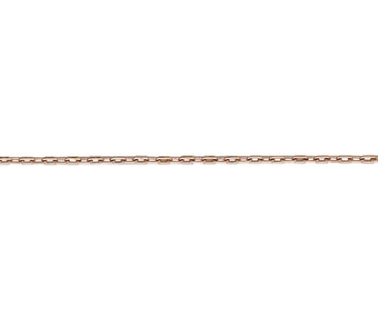 9ct Rose Gold Fine Filed Trace Necklace