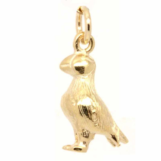 Charm - Gold Puffin Charm