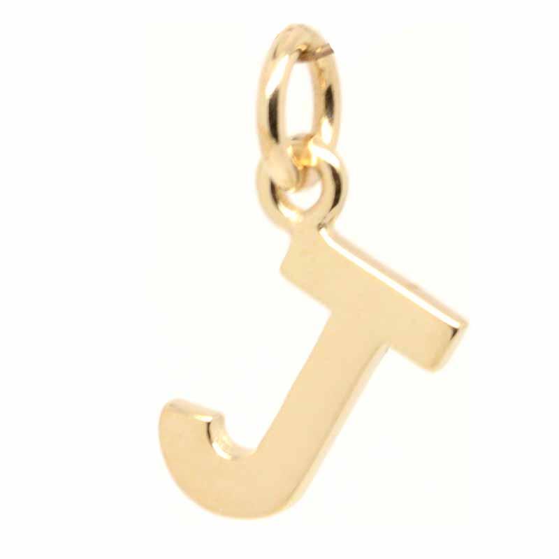 J on sale initial charm