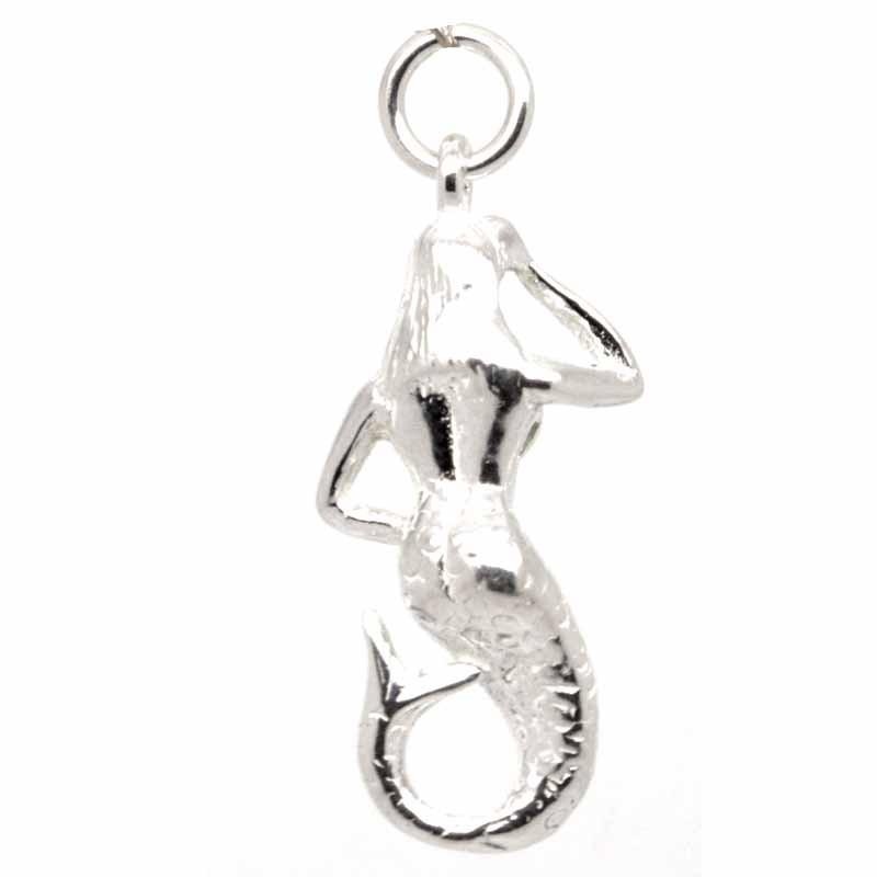 Sterling silver 2025 mermaid charm