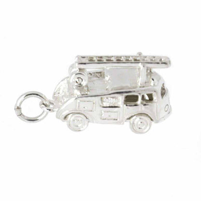 Charm - Silver Fire Engine Charm