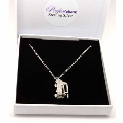 Charm - Silver Fire Engine Charm