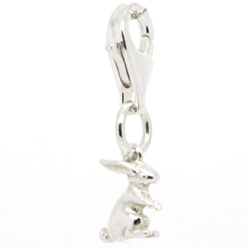 Sterling silver deals rabbit charm