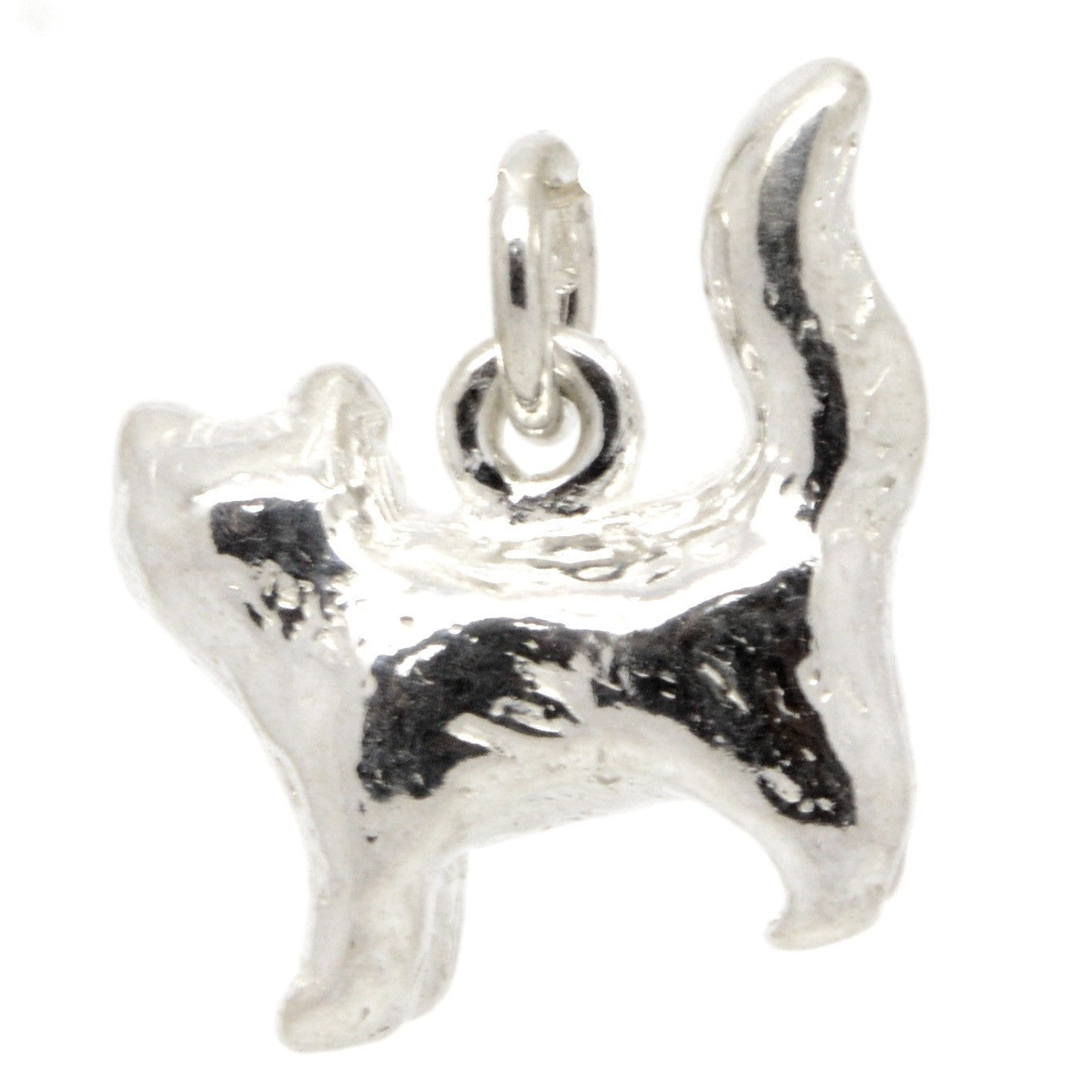 Sterling silver cat hot sale charms for bracelets