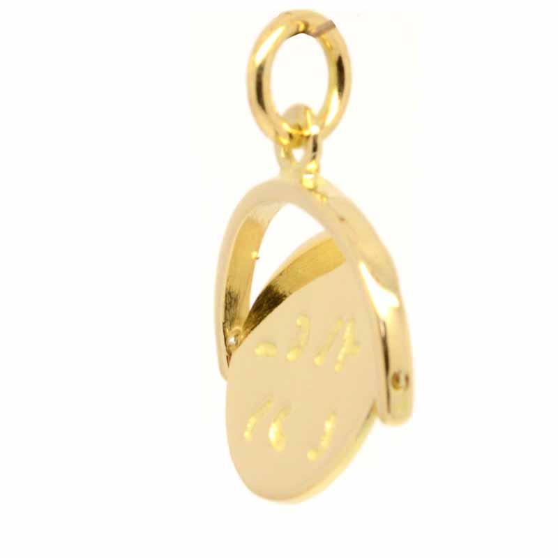 Gold spinning i on sale love you pendant