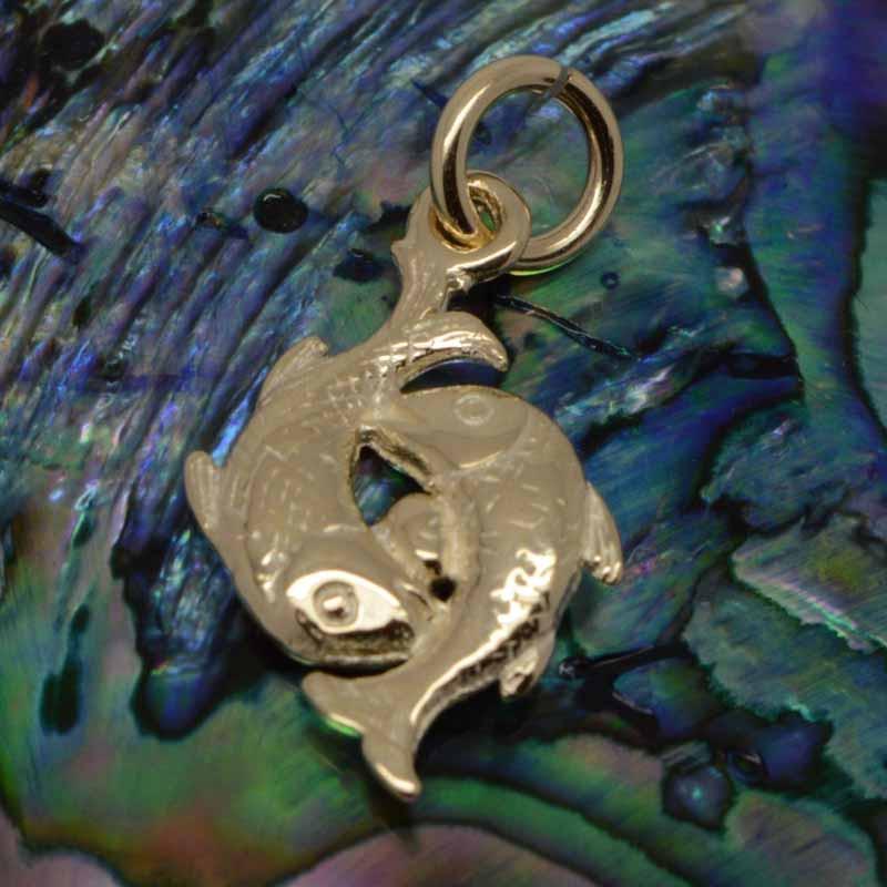 Pisces on sale charm necklace