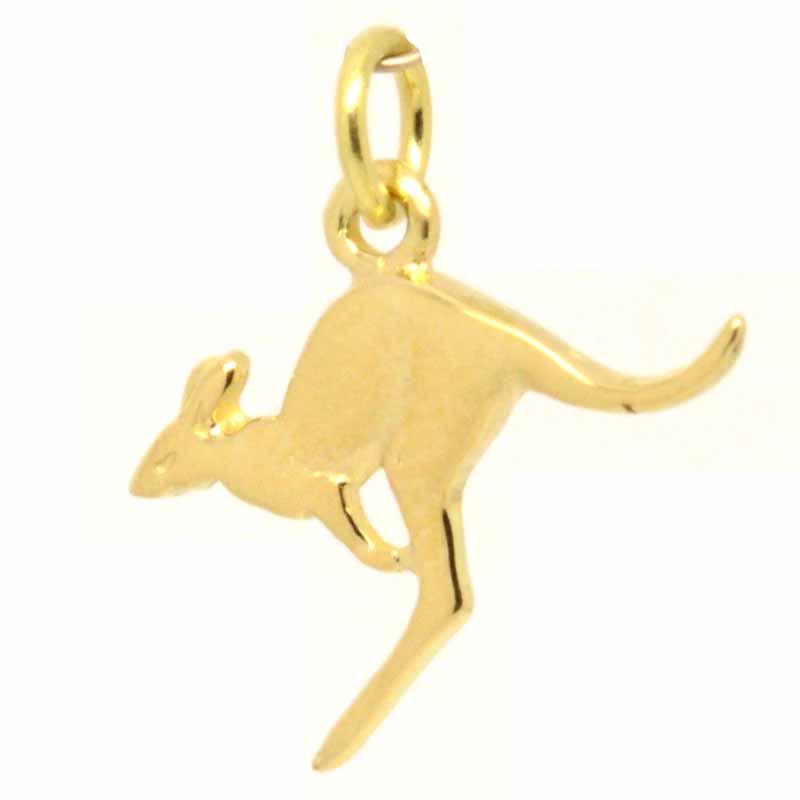 Gold hot sale kangaroo pendant